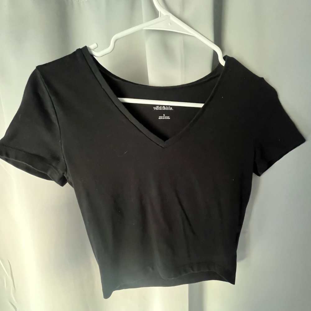 Cropped Black Shirt